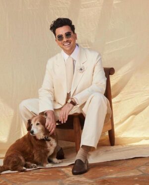 Dan Levy Instagram - Missing my pup today. If you’ve thought (carefully) about getting a pet this holiday, I highly encourage you to rescue/foster one. Many shelters are full right now and could use some relief. Something to think about. X

📸 @mattymarty