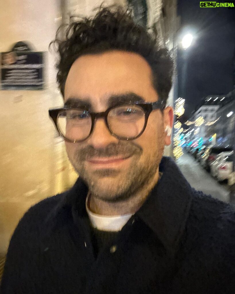Dan Levy Instagram - Happy. Tired. Blurry. That’s a picture wrap on Good Grief. Grateful for an incredible cast and crew who helped make shooting my first film such an utter delight. Looking forward to putting it all together. Paris, France
