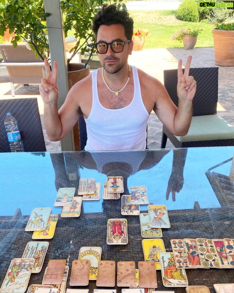 Dan Levy Instagram - @trevor.ballin read me to filth. 🔮💫 Umbria, Italy