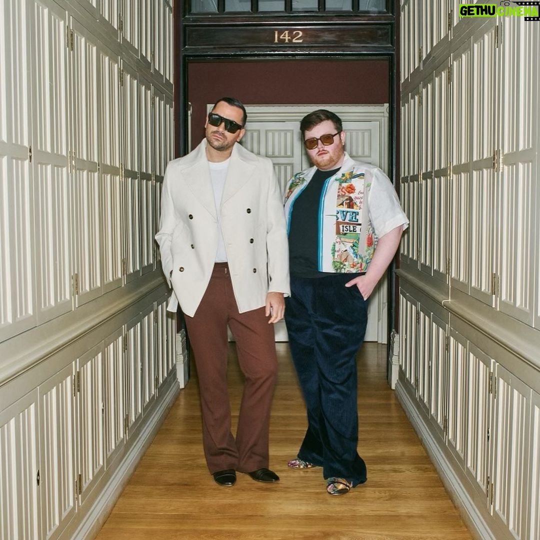 Dan Levy Instagram - Earlier this year I collaborated with my pal @stevenstokeydaley on a small capsule collection of eyewear. Very excited that it will be available for purchase through both the SSD and @dleyewear websites this Friday at 10am PT/6pm GMT. Big burnin’ love to @fthtsi @jellison22 for the afternoon tea/showcasing these frames that we’re all very proud of. (link in bio) photos by @jjtarn images editor @katiefcwebb editor @jellison22 words by @louisquinze styling @ecduzit