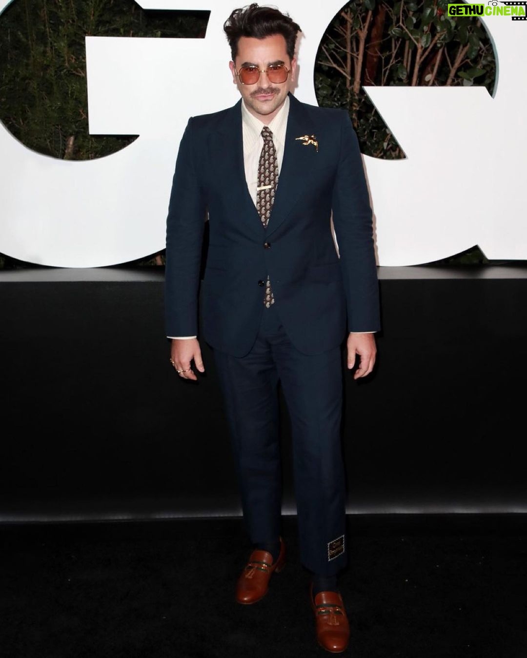 Dan Levy - 306.6K Likes - Grandpa got dressed up. Thanks @gq. ✨
Grooming by the great @milesjeffrieshair