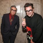 Dan Levy Instagram – A quick 24 hours in NYC to launch the book with Euge. So nice seeing everyone last night at @beacontheatre! Last night’s event resulted in 2780 books sold through @thelitbar – a Bronx-based independent bookshop/wine bar! While you can buy the book everywhere today, I encourage you to shop local. 💫

📷 Arturo Holmes