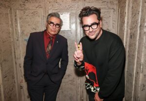 Dan Levy Instagram - A quick 24 hours in NYC to launch the book with Euge. So nice seeing everyone last night at @beacontheatre! Last night’s event resulted in 2780 books sold through @thelitbar - a Bronx-based independent bookshop/wine bar! While you can buy the book everywhere today, I encourage you to shop local. 💫

📷 Arturo Holmes