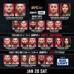 Dana White Instagram - #UFC297 early prelims are LIVE in 30 minutes on @UFCFightPass and @espn+!