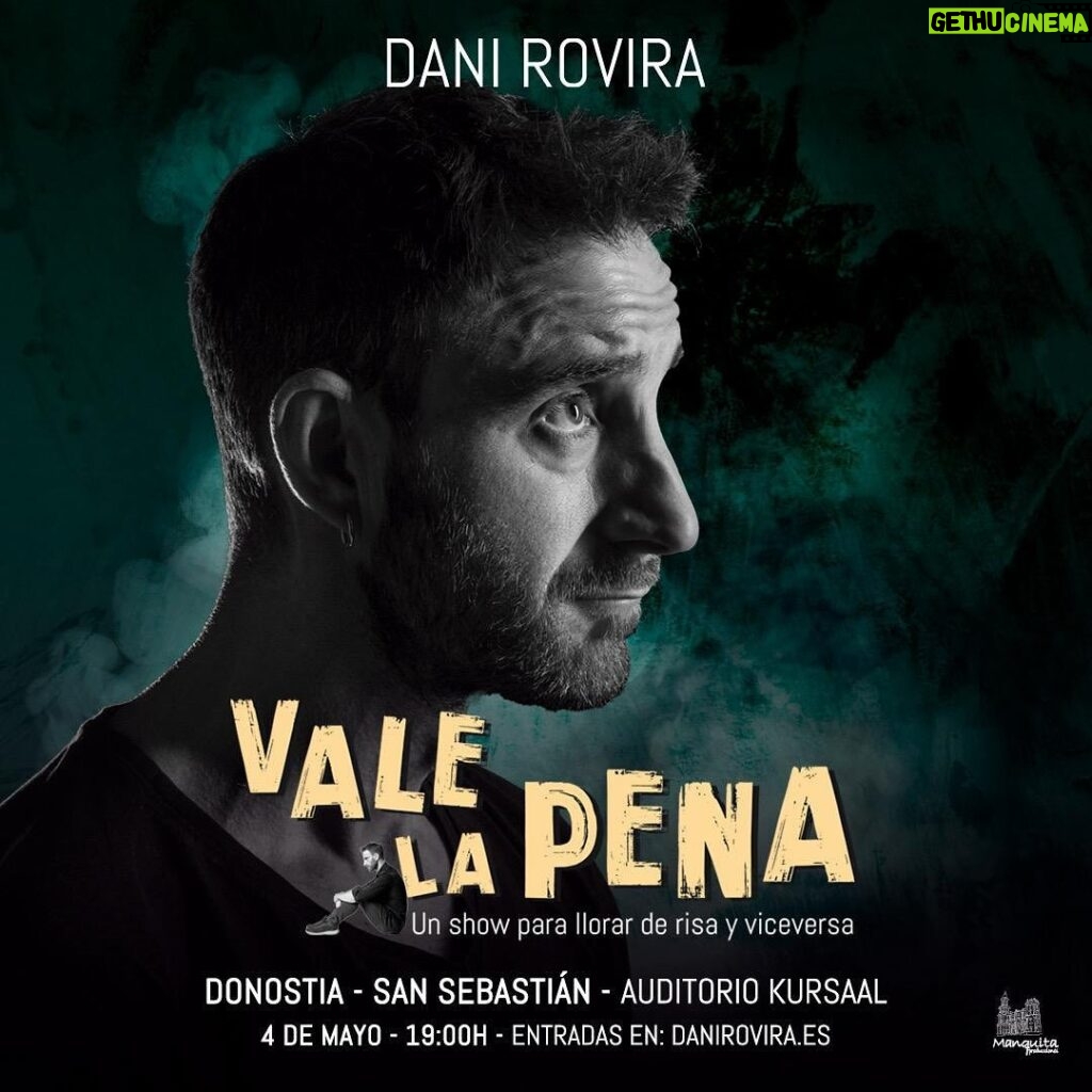 Dani Rovira Instagram - Otra ciudad guapetera más para seguir la gira. #Donosti #ValeLaPenaShow Venta entrada danirovira.es