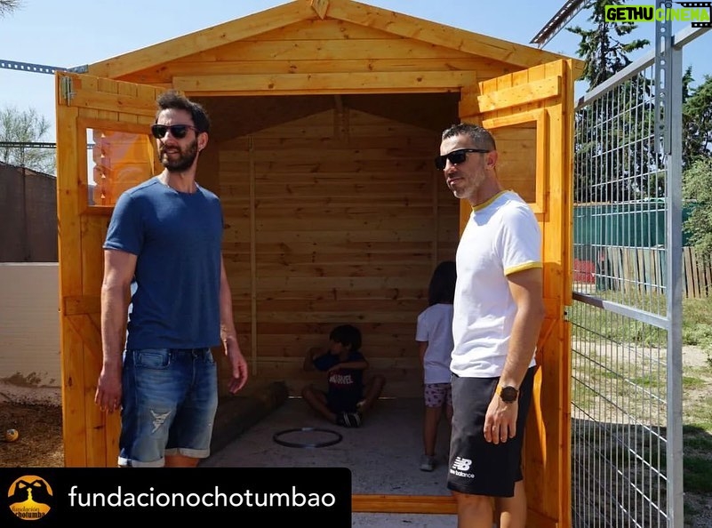Dani Rovira Instagram - • @fundacionochotumbao Qué inmensa es la felicidad que sentimos cuando la energía puesta en una causa se materializa en la realidad. 💫 ¡Justo lo que hemos vivido con @salvandopeludos_elcampito! 🐗🐶 Nuestros patronos @danirovira y @d10solano han visitado las instalaciones recién ampliadas gracias a la recaudación del espectáculo solidario 'Faltándonos al respeto'. 🎭 Podríamos hablar de la cantidad recaudada -8.027 euros, ¡GRACIAS! 🙌-, pero el significado es mucho mayor: bienestar y seguridad para decenas de animales. 🐈 Gracias a nuestros amigos del alma @arturogcampos, @jj_vaquero e @inakiurrutia por subirse al escenario con nuestro cofundador y hacer magia desde el humor y la solidaridad. 🫶 En estas 📷 podéis ver un poquito más de esta visita. 🧡 ¡GRACIAS por ayudarnos una vez más a ayudar! #Ochotumbao