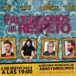 Dani Rovira Instagram – • @fundacionochotumbao ¡Volvemos a unir solidaridad y humor sobre el escenario! 🎭 Nuestro co-fundador @danirovira, @arturogcampos, @jj_vaquero e @inakiurrutia compartirán escena el 6 de mayo en el Auditorio Municipal de Arroyomolinos con el espectáculo ‘Faltándonos al respeto’. 🧡 

El objetivo es recaudar fondos para ayudar a @salvandopeludos_elcampito a sufragar los gastos de la ampliación sus instalaciones y que así puedan seguir cuidando a sus peludos 🐈 🐕‍🦺 que tanto lo necesitan. 🙏 ¿Nos ayudas a ayudar? 

¡Entradas ya a la venta! 🎟️

Te contamos todo 👉 https://www.ochotumbao.org/causa/faltando-al-respeto-espectaculo-solidario-a-beneficio-de-salvando-peludos/

¡Gracias a @arroyomolinos.madrid por cedernos las instalaciones! 🫶

#Ochotumbao #AyúdanosAAyudar