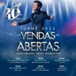 Daniel Instagram – Vendas Abertas | Novas emoções. Noites inesquecíveis. Acompanhem diariamente as atualizações da turnê Daniel 40 Anos Celebra João Paulo & Daniel no site: www.daniel.art.br e Daniel APP. ❤️🎶

🗓️ 16/03/2024 
São José do Rio Preto/SP 
📍 Centro Regional de Eventos
Realização: OPUS e OCEANIA
Ticketeira: @alphatickets 

🗓️ 05/04/2024
Belo Horizonte/MG 
📍 @arenahalloficial 
Realização: OPUS e IMPAR SHOW
Ticketeira: @sympla 

🗓️ 12/05/2024
São Paulo/SP 
📍 @vibrasaopaulo 
Especial Dia das Mãe
Realização: OPUS
Ticketeira: @uhuuoficial 

🗓️ 08/06/2024 
Brasília/DF
📍 Centro de Convenções Ulysses Guimarães
Realização: OPUS e OCEANIA
Ticketeira: @alphatickets 

🗓️ 28/06/2024
Rio de Janeiro/RJ 
📍 @qualistage 
Realização: OPUS e QUALISTAGE
Ticketeira: @ticketmasterbr 

🗓️ 20/07/2024 
Curitiba/PR
📍 @teatropositivo 
Realização: OPUS e PLATEIA
Ticketeira: @diskingressosoficial 

🎫 [link no destaque e na bio]

🚨 Contato para Shows:
leticia.berbel@opusentretenimento.com
. . .
Realização: Daniel Promoções / @opusentretenimento
…
#Daniel40Anos #DanielCelebraJoãoPauloeDaniel #DanielNaEstrada #AgendaCantorDaniel #ProduçãoDaniel
