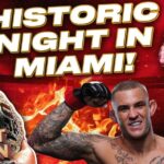 Daniel Cormier Instagram – My instant reaction from octagonside is live right now at the link in my bio. What a night it was from Miami and I recap it right after the event. It’s live now! Man how about Sean O’Malley he’s never looked better and diamonds are formed under pressure and DP showed that last night.  Check it out 
@danielcormiertv 
@thevolumesports
