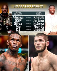 Daniel Cormier Instagram - DC and RC drafted their UFC 30 starting fives 👀 Who got the better lineup? 🤔