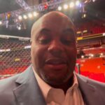 Daniel Cormier Instagram - I mean the boy broke out the big boy suit for Miami!!!! @markrussellco hooked me up. Hit that buy button UfC 299 is gonna be crazy!!!!