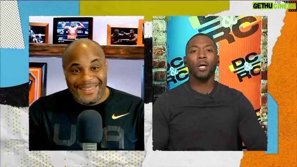 Daniel Cormier Instagram - Latest episode of DC&RC is live today. And today I got creative. Tell me what y’all think? Make sure y’all watch today was fun. @realrclark @espnmma