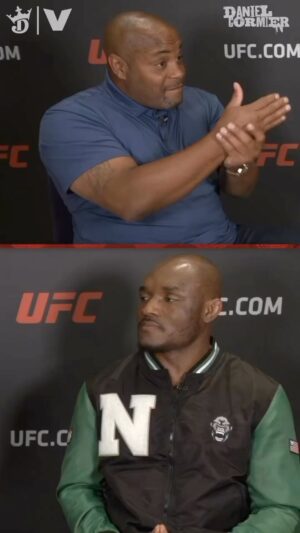 Daniel Cormier Instagram - Last check in of the week is with the Nigerian nightmare and he is locked in for the fight this weekend.  The public perception doesn’t sit right with the former champion and he intends to prove he is that dude still live right now at the link in my bio