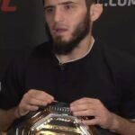 Daniel Cormier Instagram - I Checked in with the Champ @islam_makhachev ahead of his title defense this weekend. As always he had a lot to say about his opponent and his intentions for this weekend. Islam is upset with the way people view the last fight and intends to prove him and Volk are on different level. My check in with Islam goes live at 5pm eastern / 2pm pacific at the link in my bio. As always this one was fun. Russian DC is back tap in!