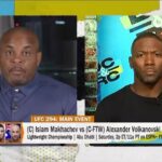 Daniel Cormier Instagram - Off the plane to a new DC&RC and we spoke all things UFC 294, were joined by Gilbert Burns who fought both Usman and Chimaev. I also get into a little math. And as always we tap in or tap out. Live now link in my bio @realrclark @espnmma @gilbert_burns