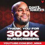 Daniel Cormier Instagram - I am always so thankful for milestones and I appreciate all of you for helping me reach them. This is another one we are now at 300k subs. I’ve been so blessed to have you all on this journey with me. I never could have imagined the love and support you guys have given me. You guys are simply the best! Thank you! Now let’s get to 400. From the bottom of my heart, I wanna say thank you, (follow the DCTV instagram page guys) @danielcormiertv DC @thevolumesports