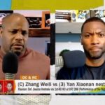 Daniel Cormier Instagram - We are live, today we discussed UFC 288. We also talked about what’s next for the Champion Aljamain Sterling. We also look forward to the massive flyway Title Fight between.Weili and and xionan. And your boys got some memories from China. Tap in link in my bio.