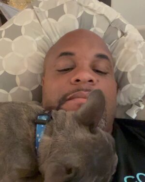Daniel Cormier Instagram - So yesterday, onyx had to be put down. This little guy will be missed by everyone that came into contact with him. He was a happy little guy and loved playing and sharing love. I’m going to miss you, onyx (ah-na). Luna loved you so so much. He was our dog, academy dog, UFC dog, and he was the little dog that everyone loved. I’ll miss you, little buddy. It is hard to imagine loving your dog this much. I am so sad. #riponyx