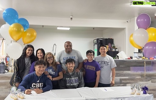 Daniel Cormier Instagram - Hey guys help me in congratulating our @gilroywrestling class of ‘23 on their college signings @doug2porter(king university) @daniel.glenn_ (Oklahoma Wesleyan University), @valglennstagram(Colorado Mesa University) @oscar.russell.alfaro (University of the Cumberlands) , @zfierro22 (Fresno City College) , @maxx_30 (Cal Baptist University) and @ruben.lx (San Francisco State University) it’s our first 4 year kids and most kids into college in one season congrats to the kids and their families. Forever a Mustang!!! @danielcormierwrestlingacademy