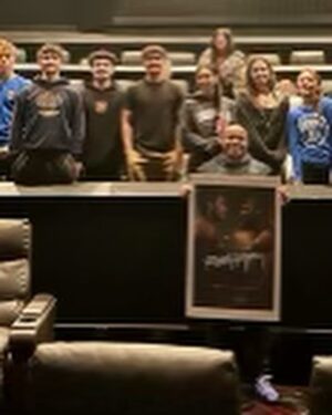 Daniel Cormier Instagram - Road house is out everywhere today! Make sure you guys go and check it out. Our academy got an advanced screening and it was awesome