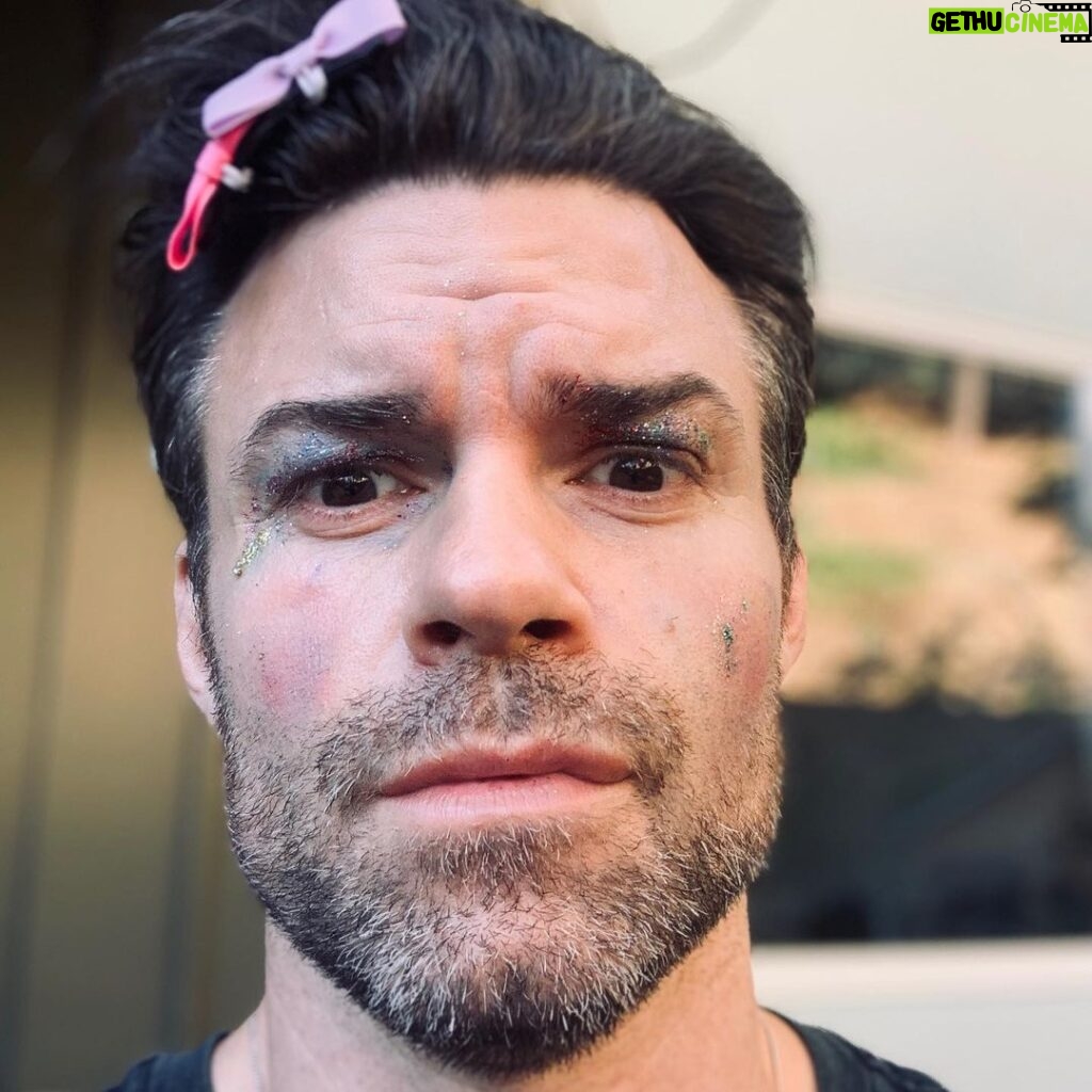 Daniel Gillies Instagram - ‘how do I look?’ ‘pretty fancy’ ‘fancy? like... space-warrior-fancy’ **6 year-old daughter visibly winces with glee** ‘dear god, what did you —?’ ‘DADDY DON’T LOOK!’