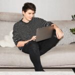 Daniel Howell Instagram - check out these extremely natural candid photos of me ‘in my creative process’ featuring my favourite totally unbranded laptop (taken for @youtube’s #TheRiseYTUK campaign - undeservedly cool 📸 by the awesome @jaykammy)