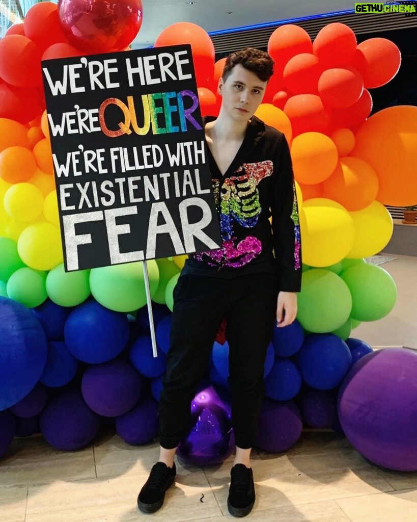 Daniel Howell Instagram - dead inside but full of pride Pride in London