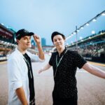 Daniel Howell Instagram - grid lads at the grand prix Singapore Grand Prix