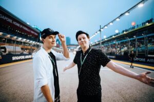 Daniel Howell Instagram - grid lads at the grand prix
