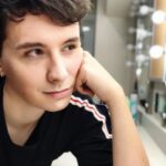 Daniel Howell Instagram - can i request light bulb mirror lighting everywhere i go in life Toronto, Ontario