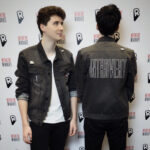 Daniel Howell Instagram - yes we got matching embroidered tour jackets - coordinated boybands are shaking Symphony Hall Birmingham