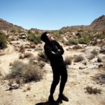 Daniel Howell Instagram - commit to the aesthetic even if you are dying in the middle of a desert Mojave Desert