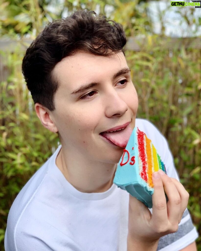 Daniel Howell Instagram - my most appropriate yet inappropriate birthday cake yet