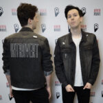 Daniel Howell Instagram - yes we got matching embroidered tour jackets - coordinated boybands are shaking Symphony Hall Birmingham