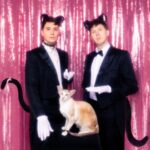 Daniel Howell Instagram - presenting: the Dan and Phil and Cats 2024 Calendar 12 months of dreamy retro photos with a selection of beautiful felines - bless your wall for the coming year with this celebration of ugly sweaters, awkward poses and cute killer kitties. available now on danandphilshop.com 🌍 / us.danandphilshop.com 🌎 photography by the incredible @lindablacker and designed by @divine.gnosis