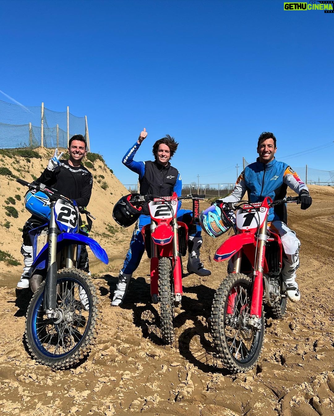 Daniel Ricciardo Instagram - We like moto. We don’t ride enough. But we like. And we look sick.
