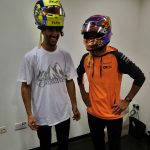 Daniel Ricciardo Instagram - Exchanging laughs, hugs & helmets.