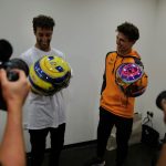 Daniel Ricciardo Instagram - Exchanging laughs, hugs & helmets.