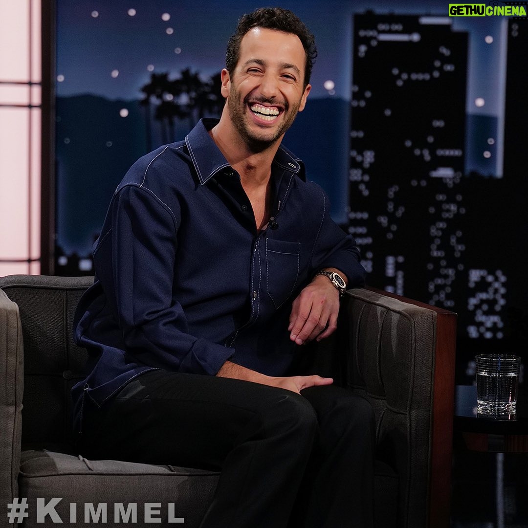 Daniel Ricciardo Instagram - Got some advice from a Las Vegan. Good to go for the race now 😉 thanks @jimmykimmellive #kimmel