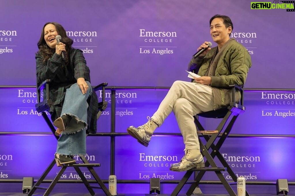 Daniel Wu Instagram - Had a great time interviewing @therealshannonlee last night. It was a fascinating discussion as we got to know another side of Shanon and all of the amazing projects she has going on with The Bruce Lee Family Company as well as @bruceleefoundation . Thanks to #StoneSoupSocial @asiasocietyla and @emersoncollege for hosting! @brucelee @brandonlee