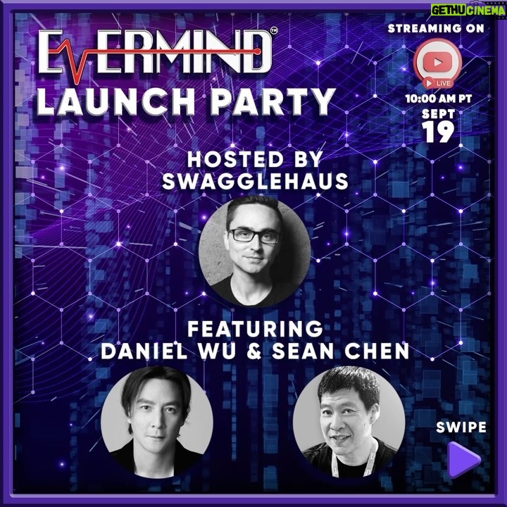 Daniel Wu Instagram - Join the EVERMIND @kickstarter Launch Party on 9/19 @ 10am to 12pm PST! Hosted by @swagglehaus_comics featuring @thatdanielwu & @seanchenart With special appearances from @bronzeagenerd @comixace @jarelthreat @dieseldancomics @jt_otero @vinsun316 @kimberlyisaddicted2books @vanhookkevin & You’re Invited!!!💥💥💥 Mark Your Calendars Now!🗓️🔥 #kickstarter #kickstartercampaign #evermindcomic #comicbookcollector #comicart #readcomics #readmorecomics #comicbook #comicsoninstagram #instacomics #igcomicbookfamily #instacomicbooks #igcomiccollection #comiccommunity #igcomicbookcommunity #247comics #comiccollector #comiccollectors #seanchen #danielwu
