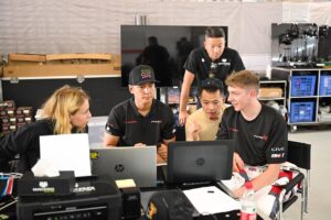 Daniel Wu Instagram - Photo dump from today’s first practice. Today didn’t go as I hoped. We had one session but had to do a bunch of technical things which ate into my track time so when I finally got out there I was a bit too eager on the brand new tires and had a little spin in turn three. In the end I only got about 4 laps which was not enough time for me to get a good pace or rhythm going. This is a new car and a new track so my mind was busy and couldn’t focus on just the driving. Although I spent the last month training on my home simulator, it’s not the same as being here for real. Also I was not prepared for how hot it was going to be in the car. The thick race suit and no ventilation in the car felt like I was driving a sauna around the track. We will be installing the cool shirt system tomorrow so hopefully that will help. I have two more practice sessions tomorrow and hopefully I can pick up some pace and get myself where I need to be for the races on the weekend.🤞#racecar #honda #jas #civictyper #TCR
