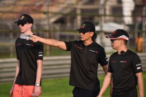 Daniel Wu Instagram - Photo dump from today’s first practice. Today didn’t go as I hoped. We had one session but had to do a bunch of technical things which ate into my track time so when I finally got out there I was a bit too eager on the brand new tires and had a little spin in turn three. In the end I only got about 4 laps which was not enough time for me to get a good pace or rhythm going. This is a new car and a new track so my mind was busy and couldn’t focus on just the driving. Although I spent the last month training on my home simulator, it’s not the same as being here for real. Also I was not prepared for how hot it was going to be in the car. The thick race suit and no ventilation in the car felt like I was driving a sauna around the track. We will be installing the cool shirt system tomorrow so hopefully that will help. I have two more practice sessions tomorrow and hopefully I can pick up some pace and get myself where I need to be for the races on the weekend.🤞#racecar #honda #jas #civictyper #TCR