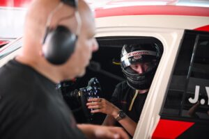 Daniel Wu Instagram - Photo dump from today’s first practice. Today didn’t go as I hoped. We had one session but had to do a bunch of technical things which ate into my track time so when I finally got out there I was a bit too eager on the brand new tires and had a little spin in turn three. In the end I only got about 4 laps which was not enough time for me to get a good pace or rhythm going. This is a new car and a new track so my mind was busy and couldn’t focus on just the driving. Although I spent the last month training on my home simulator, it’s not the same as being here for real. Also I was not prepared for how hot it was going to be in the car. The thick race suit and no ventilation in the car felt like I was driving a sauna around the track. We will be installing the cool shirt system tomorrow so hopefully that will help. I have two more practice sessions tomorrow and hopefully I can pick up some pace and get myself where I need to be for the races on the weekend.🤞#racecar #honda #jas #civictyper #TCR