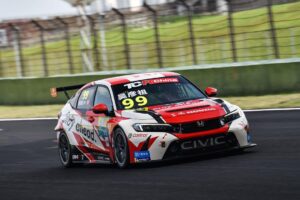 Daniel Wu Instagram - Photo dump from today’s first practice. Today didn’t go as I hoped. We had one session but had to do a bunch of technical things which ate into my track time so when I finally got out there I was a bit too eager on the brand new tires and had a little spin in turn three. In the end I only got about 4 laps which was not enough time for me to get a good pace or rhythm going. This is a new car and a new track so my mind was busy and couldn’t focus on just the driving. Although I spent the last month training on my home simulator, it’s not the same as being here for real. Also I was not prepared for how hot it was going to be in the car. The thick race suit and no ventilation in the car felt like I was driving a sauna around the track. We will be installing the cool shirt system tomorrow so hopefully that will help. I have two more practice sessions tomorrow and hopefully I can pick up some pace and get myself where I need to be for the races on the weekend.🤞#racecar #honda #jas #civictyper #TCR