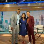 Daniel Wu Instagram - Good Morning America! The whole time I was doing this interview I was thinking about @michaelstrahan ‘s man cave. #lifegoals #carguy #americanbornchinese.