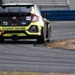 Daniel Wu Instagram - Daytona has been tough so far. Stepping up to this level of racing certainly has been challenging. We got off to a bad start yesterday with mechanical issues and rain cutting down most of our practice time. I only got two laps in the car and was way off pace. Today was better (despite sliding off the dewy track on cold tires)as I slowly got comfortable in the car and with the track but still a bit off pace. Which lead to a not so great qualifying time that put us to the very back of the grid. Tomorrow we have one more short practice before the race so I will just have to continue learning as I go! Hopefully I make the necessary improvements in race. As always thanks to our sponsors @getgoldentv @SueYa.Com @officialsocietyone @nkgenbiotech @dots_cupcakes @bobaguys @voilapets @inozetek @racersedgems @imsa_racing @hondaracing_us Daytona International Speedway