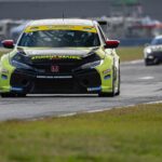 Daniel Wu Instagram - Daytona has been tough so far. Stepping up to this level of racing certainly has been challenging. We got off to a bad start yesterday with mechanical issues and rain cutting down most of our practice time. I only got two laps in the car and was way off pace. Today was better (despite sliding off the dewy track on cold tires)as I slowly got comfortable in the car and with the track but still a bit off pace. Which lead to a not so great qualifying time that put us to the very back of the grid. Tomorrow we have one more short practice before the race so I will just have to continue learning as I go! Hopefully I make the necessary improvements in race. As always thanks to our sponsors @getgoldentv @SueYa.Com @officialsocietyone @nkgenbiotech @dots_cupcakes @bobaguys @voilapets @inozetek @racersedgems @imsa_racing @hondaracing_us Daytona International Speedway