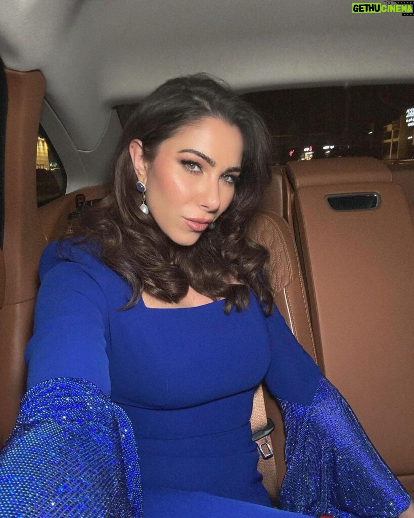 Daniella Rahme Instagram - Attending Mentor Arabia & Tamkeen Al Shabab’s fundraising dinner in Riyadh. 🇸🇦 I am proud to be a member in such an esteemed organization, where Arab children and youth are empowered to lead healthy lives and make sound decisions. 💙 @mentorarabia Riyadh, Saudi Arabia