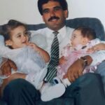 Daniella Rahme Instagram - حضنك يا بابا هو الدفى من اول ما خلقت لهلأ … ينعاد عليك يا سندي و الله يطولنا بعمرك…❤️🙏 هلأ مين الشاطر فيكن يعرف انا مين بالصورة؟ 🐈